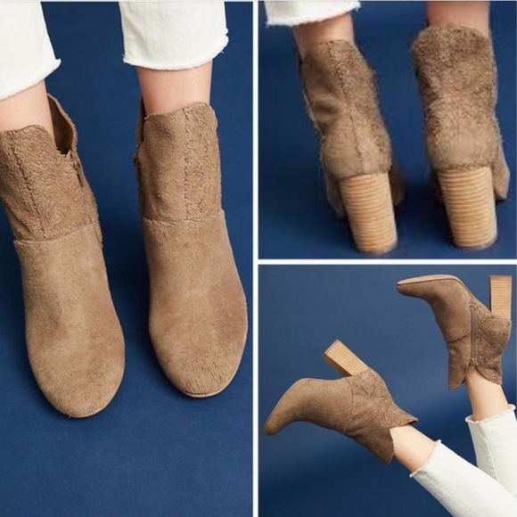 Modern Chic Seychelles Textured Suede Booties - Picture 2 of 5